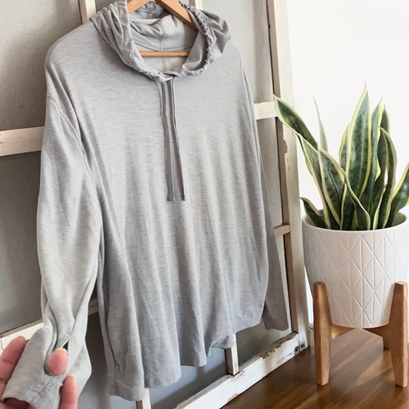 Old Navy xxl hoodie sweatshirt top active gray plus - Picture 2 of 3